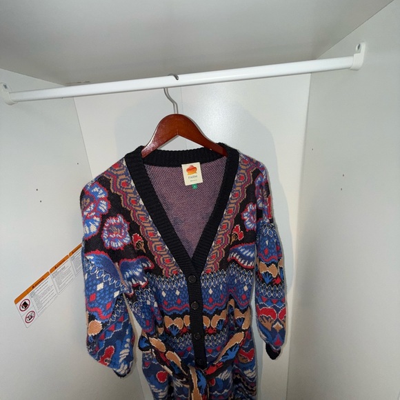 Farm Rio Multicolor Patterned Cardigan - Picture 11 of 14